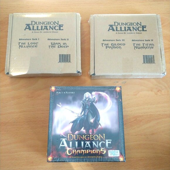 Dungeon Alliance & Champions & Adventure Pack Expansions Quixotic G Board Game‎ - Picture 5 of 12